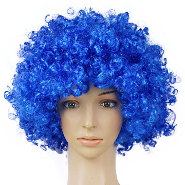 New Afro Rainbow Color Wig Head Cover